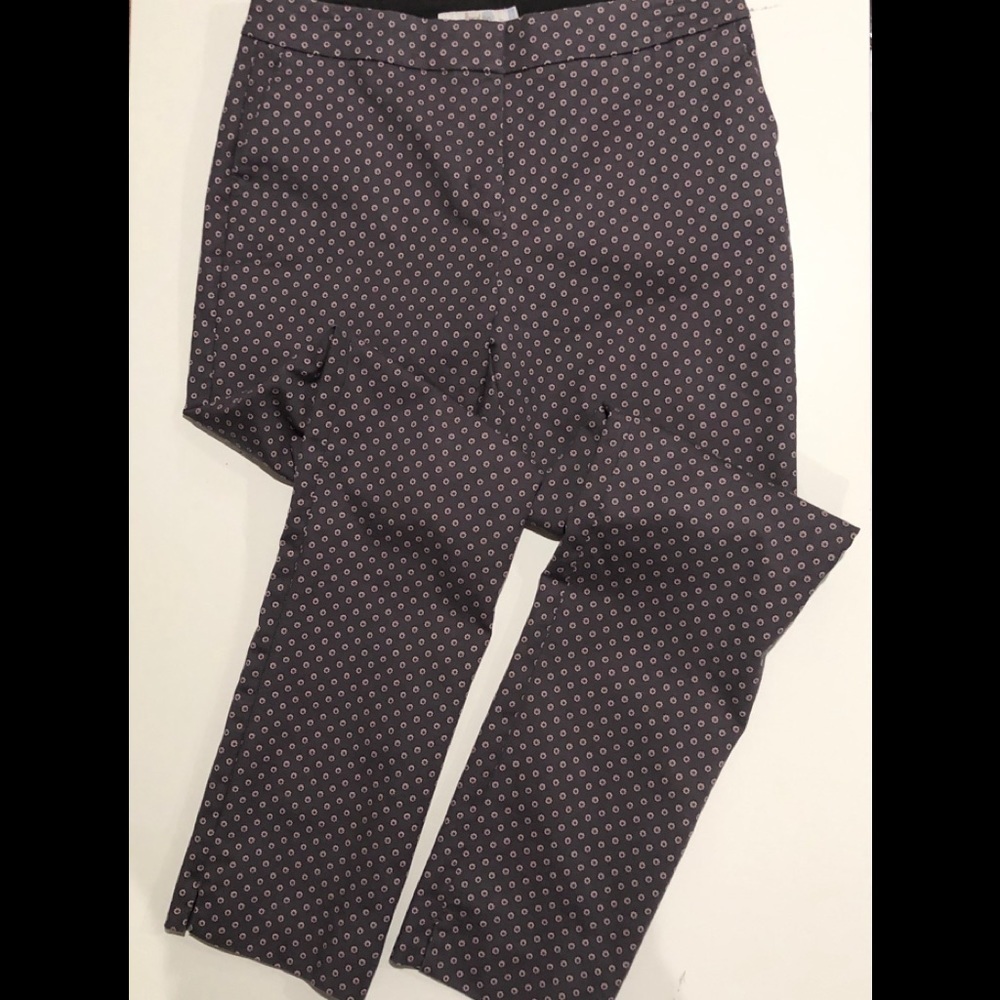 Boden Pattern Trouser Pants Size 8